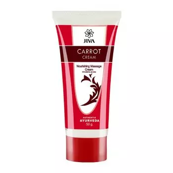 Массажный крем для лица с Морковью (50 г), Carrot Cream, произв. Jiva