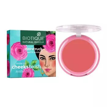 Матовые румяна: оттенок Коралловая тайна (6 г), Starstruck Matte Blush Coral Cache, произв. Biotique