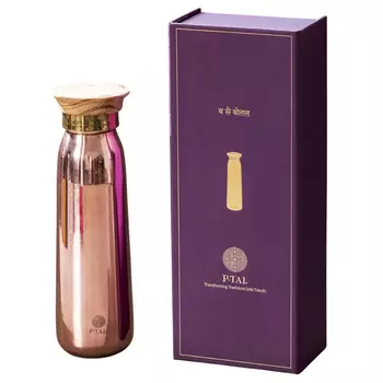 Медная бутылка (850 мл), Copper Water Bottle, произв. P-TAL