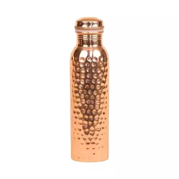 Медная бутылка (950 мл), Hammered Copper Water Bottle, произв. Isha Life