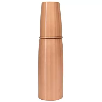 Медная бутылка (950 мл) и стакан (250 мл), Copper Bottle with a cup, произв. MYINDIA