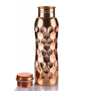 Медная бутылка, Copper Honeycomb Bottle, произв. MYINDIA