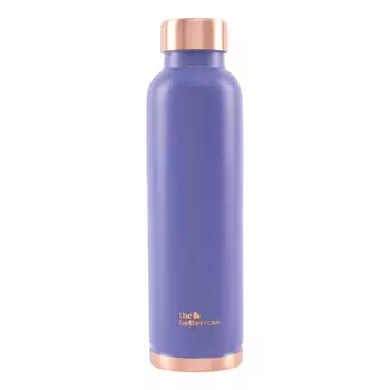 Медная бутылка фиолетовая (950 мл), Copper Water Bottle Purple, произв. The Better Home