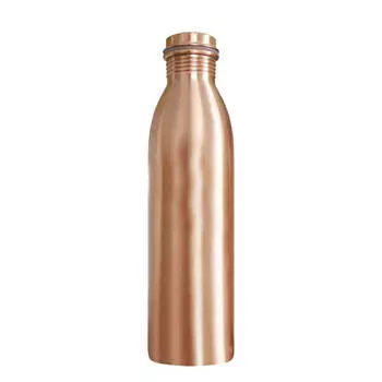 Медная бутылка гладкая (925 мл), Mr. Butler Copper Bottle, произв. MYINDIA