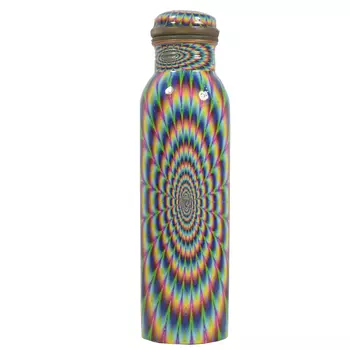 Медная бутылка Иллюзия (1 л), Illusion Copper Bottle, произв. MYINDIA