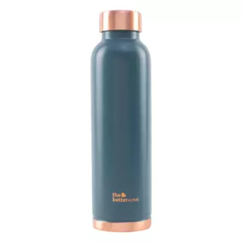 Медная бутылка зеленая (950 мл), Copper Water Bottle Green, произв. The Better Home