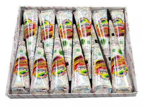 Мехенди: белая хна для рисования (12 кон), White henna for mehendi, произв. Golecha