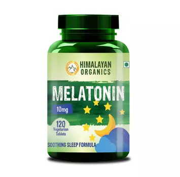 Мелатонин (120 таб, 10 мг), Melatonin, произв. Himalayan Organics