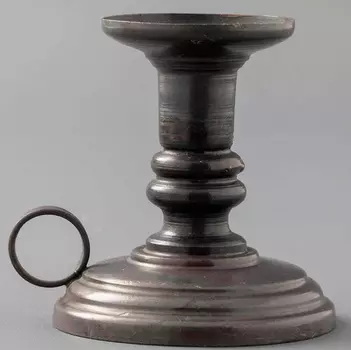 Металлическая подставка для свечи с ручкой, Железо, Iron Candle Stand, произв. John Molly Decor&Gifts