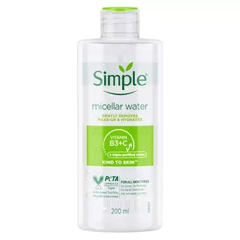 Мицеллярная вода (200 мл), Micellar Water, произв. Simple