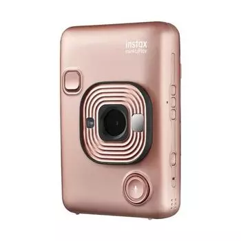 Мини-камера ЛиПлэй: цвет Золотой румянец, Instax Mini LiPlay Blush Gold, произв. Instax