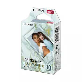 Мини-пленка с принтом Голубой мрамор (10 листов), Instax Mini Blue Marble Instant Film, произв. Instax