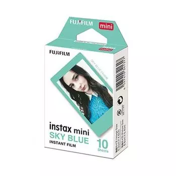 Мини-пленка с принтом Небесная голубизна (10 листов), Instax Mini Sky Blue Instant Film, произв. Instax