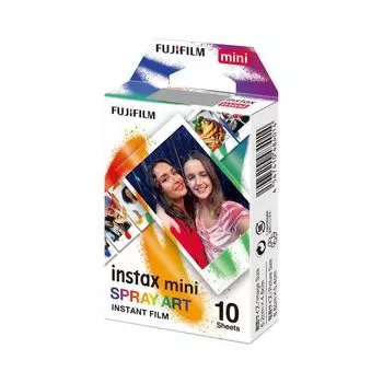 Мини-пленка с принтом Спрей Арт (10 листов), Instax Mini Spray Art Instant Film, произв. Instax