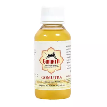 Моча коровья фильтрованная (Гомутра) (100 мл), Filtered Cow Urine (Gomutra), произв. Gomata
