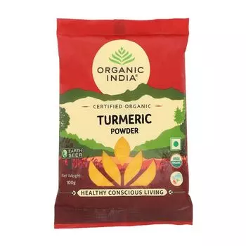 Молотая Куркума (100 г), Organic Turmeric Powder, произв. Organic India