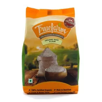Мука из Дагуссы (300 г), Organic Ragi Flour, произв. Truefarm