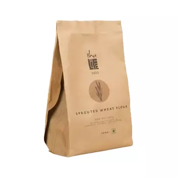 Мука из пророщенной пшеницы (500 г), Sprouted Wheat Flour, произв. Isha Life