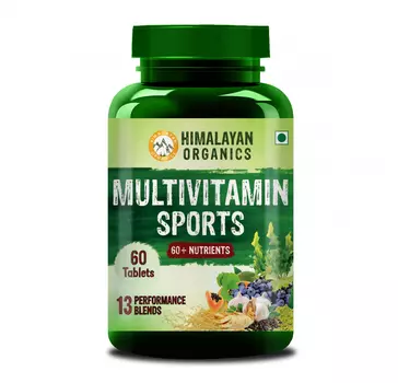 Мультивитамины для спорта (60 таб), Multivitamin Sports, произв. Himalayan Organics
