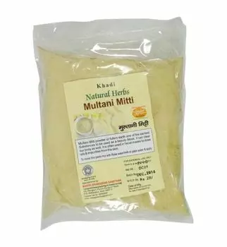 Мултани Митти: порошковая маска для лица и волос (200 г), Multani Mitti, произв Khadi