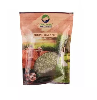 Мун Дал (Фасоль азиатская) (450 г), Moong Dal Split, произв. Organic Wellness