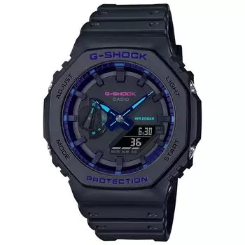 Мужские часы с черным углеродным сердечником Guard, Black Carbon Core Guard Men's Watch, произв.Casio