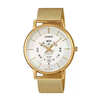 Мужские часы с сетчатым ремешком, Mesh Band Men's Watch, произв. Casio