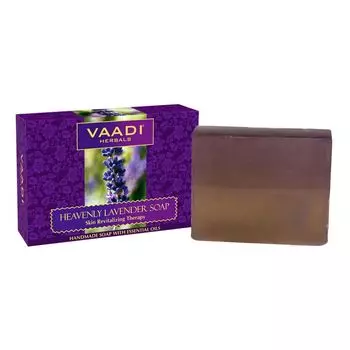 Мыло для восстановления кожи с Лавандой (75 г), Heavenly Lavender Soap Skin Revitalizing Therapy, произв. Vaadi Herbals