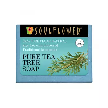 Мыло ручной работы с Чайным деревом (150 г), Pure Tea Tree Soap, произв. Soulflower