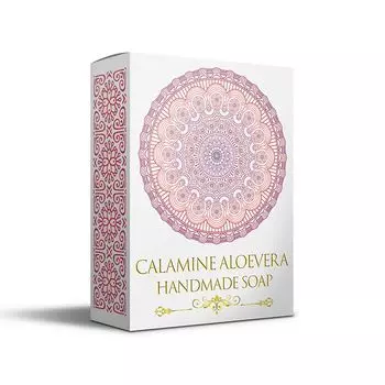 Мыло ручной работы с Каламином и Алоэ вера (115 г), Calamine Aloe Vera Soap, произв. Heilen Biopharm