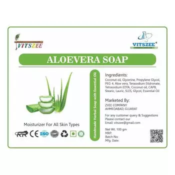 Мыло с Алоэ вера (2 x 100 г), Aloevera Soap, произв. VITSZEE