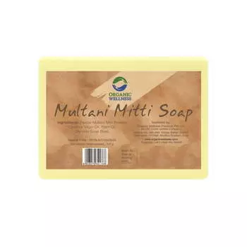 Мыло с Мултани Митти: для очищения кожи (100 г), Multani Mitti Soap, произв. Organic Wellness
