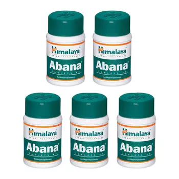 Набор Абана (5 х 60 таб), Abana Set, произв. Himalaya