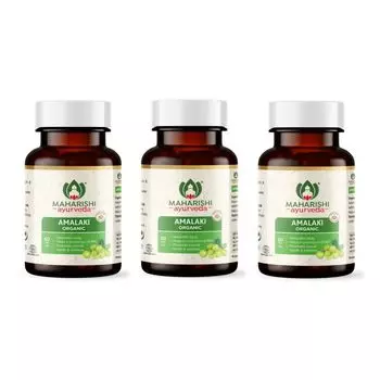 Набор Амалаки (3 x 60 кап, 600 мг), Organic Amalaki Set, произв. Maharishi Ayurveda