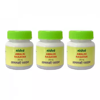 Набор Амалаки Расаяна (3 x 60 таб, 250 мг), Amalki Rasayan Set, произв. Nidco