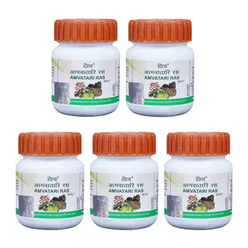 Набор Амватари Рас (5 x 40 таб), Amvatari Ras Set, произв. Patanjali