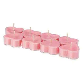 Набор аромасвечей Роза (8 шт), Round Tealight Candles Rose Set, произв. Solimo