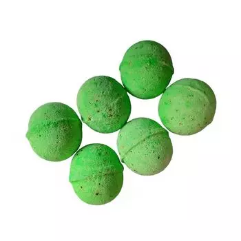 Набор ароматических бомбочек для ванны Зеленый чай (6 х 75 г), Aromatic Bath Bomb with Green Tea Set, произв. Aaranyam