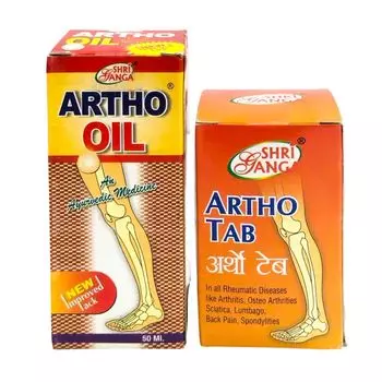 Набор Арто (50 мл + 50 таб), Artho Set, произв. Shri Ganga Pharmacy