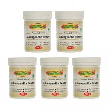 Набор Ашвагандхи (5 x 100 г), Ashwagandha Powder Set, произв. Naturmed's