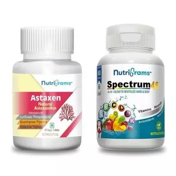 Набор Астаксен + Спектрум46 (2 x 60 таб), Astaxen + Spectrum46 Set, произв. Nutrigrams