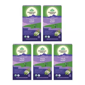 Набор Чай с Тулси: для здорового сна (25 пак, 1,8 г), Tulsi Sleep Set, произв. Organic India