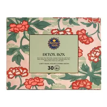Набор чая для детокса 6 вкусов (30 пак, 2 г), Detox Box, произв. Karma Kettle