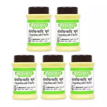 Набор Чопчиньяди Чурна (5 x 60 г), Chopchinyadi Churna Set, произв. Baidyanath