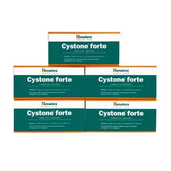 Набор Цистон Форте (5 х 60 таб), Cystone Forte Set 5, произв. Himalaya