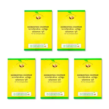 Набор Дадимаштака Чурна (5 x 50 г), Dadimashtaka Choornam Set, произв. Vaidyaratnam