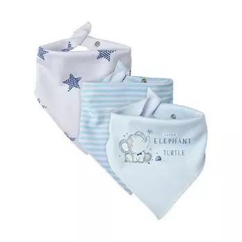Набор детских нагрудников (3 шт), Elephant Bibs Multicolor Set, произв. Mothercare