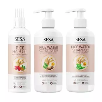 Набор для идеального ухода за волосами (200 мл + 300 мл + 300 мл), Ultimate Hair Care Set, произв. Sesa