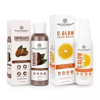 Набор для очищения кожи (75 г + 100 мл), Natural Anti Pollution Set, произв. Bella Vita