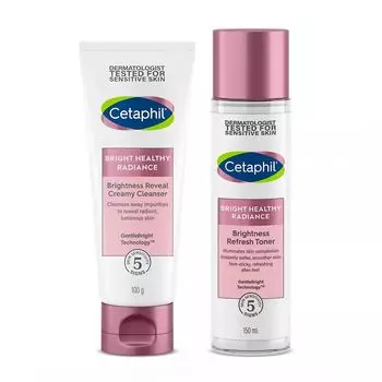 Набор для яркости и сияния кожи (100 г + 150 мл), Bright Healthy Radiance Set, произв. Cetaphil